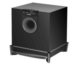SUB 300 - Black - Part of the SCS300.5 and SCS300.7 systems. - Hero